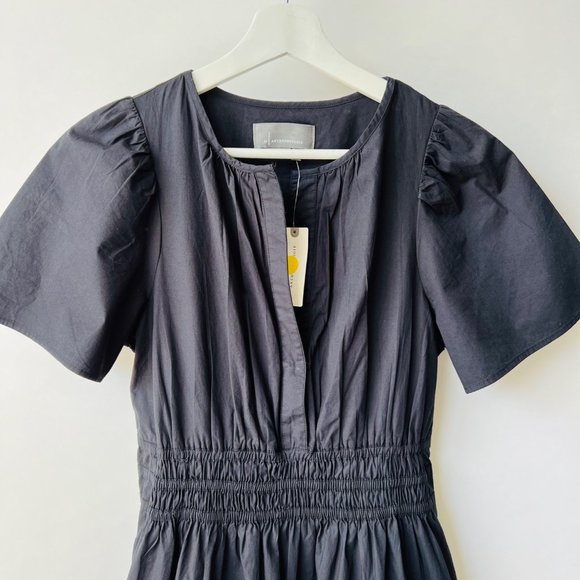 Anthropologie NWT Cotton Somerset maxi dress in black Size - Picture 5 of 12